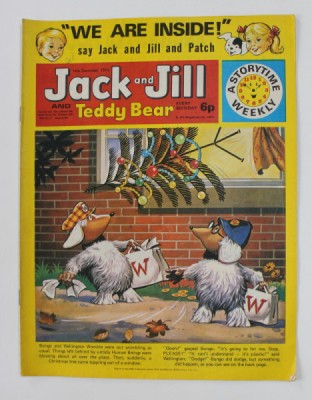 JACK AND JILL AND TEDDY BEAR , `REVISTA CU BENZI DESENATE PENTRU COPII , 14 DEC. 1974 foto
