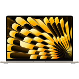 Laptop Apple MacBook Air 15&quot; Retina, Apple M2, 8GB, 256GB SSD, Apple M2 GPU, macOS Ventura, Tastatura Internationala, Starlight