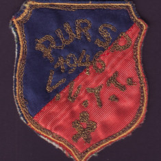 Emblema sportiva brodata Echipa de Popice RURSP / V.V.T.T. Cluj 1946