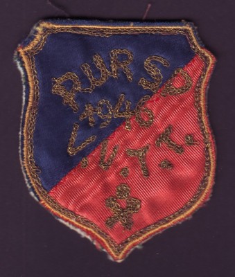 Emblema sportiva brodata Echipa de Popice RURSP / V.V.T.T. Cluj 1946 foto