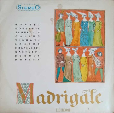 Disc vinil, LP. RECITAL DE MADRIGALE-MADRIGALE-265368 foto