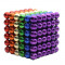 Neocube 216 bile magnetice 5mm, joc puzzle, multicolor