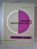 D. BARBILIAN - OPERA MATEMATICA - VOL. 1 - GEOMETRIE