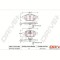 Dr!ve+ DP1010.10.0867 set placute frana,frana disc