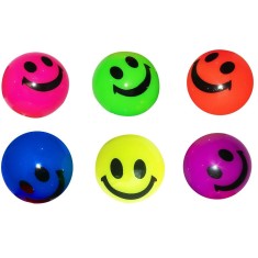 Jucarie minge smile cu led &Oslash; 5,5 cm