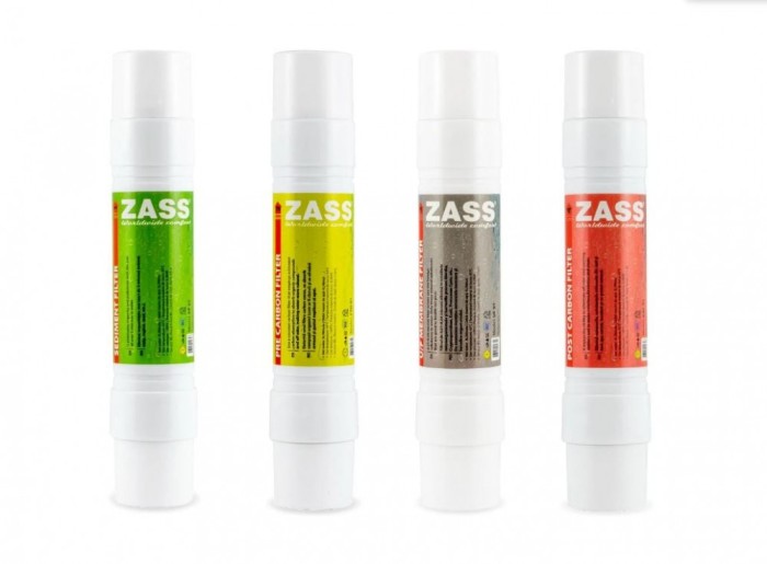Set 4 filtre pentru dozator de apa Zass ZWD 05 WF, ZWD 06 WF, ZWD 07 WF si ZWD 08 WF - NOU