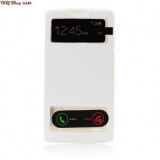 Husa Flip S-View Window Bulk pentru LG G2, Alb