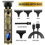 Trimmer de ras profesional cu ecran LCD incorporat