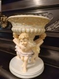 Centru de masă impunător din porțelan bisque, stil Meissen