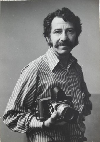 Fotografie artistică originală DAVID ATTIE, Autoportret, cu dedicație 21 x 14,4
