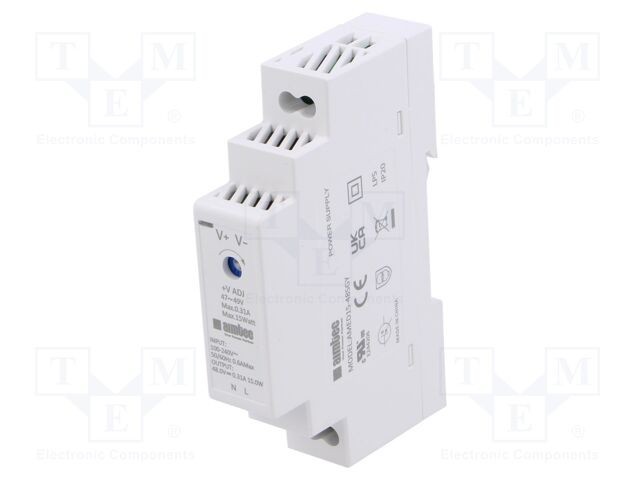Alimentator pulsatoriu AIMTEC 15W 48VDC 310mA pentru şină DIN