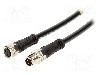 Conector M8, 3 pini, clasa etanseitate {{Clasa etan&amp;#351;eitate}}, MOLEX - 120087-8704