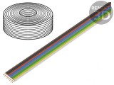 Cablu bandă FBK Toy 8x0,14mm2 Cu PVC 5m 250V