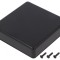 Carcasă universală ABS neagră 80x80x20mm IP40