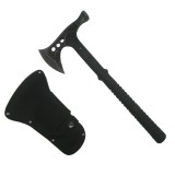 Cumpara ieftin Topor Survivor, Hammer Fall, otel inoxidabil, negru, 39 cm, teaca inclusa