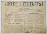 VIATA LITERARA , DIRECTOR G. MURNU , SAPTAMANAL , ANUL I , NR. 19 , 25 IUNIE , 1926