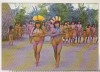 Bnk cp Brazilia - Dans ritual Yamaricuma - uzata, Circulata, Printata