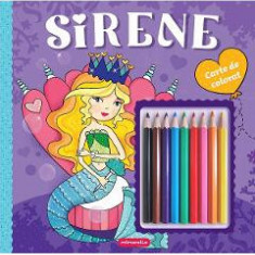 Sirene. Carte de colorat