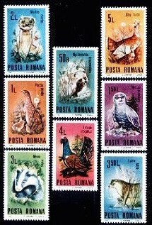 C2387 - Romania 1985 - Fauna 8v.neuzat,perfecta stare foto