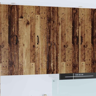 vidaXL Dulap suspendat de bucătărie cu ușă Lemn Vechi 40 x 31 x 100 cm 885123 foto