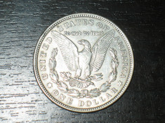 Moneda argint 1 dolar SUA 1921, stare buna foto