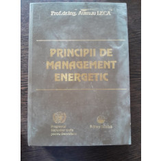 Principii de management energetic - Aureliu Leca