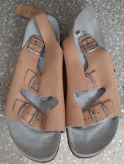 Sandale Pedofit (tip Birkenstock), piele, marime 43 foto