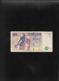 Tunisia 20 dinars 1992 seria7765400