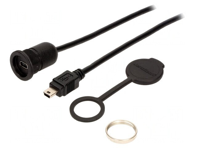 Cablu-adaptor USB B mini soclu la USB B mini mufă 2.0