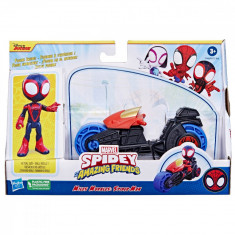 Set figurina cu motocicleta, Spidey, Miles Morales, F7460