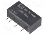 Convertor DC/DC 3W 5V la 12V 250mA SIP THT XP POWER