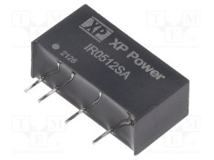 Convertor DC/DC 3W 5V la 12V 250mA SIP THT XP POWER