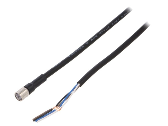 Cablu M8 4 pini, 5 m