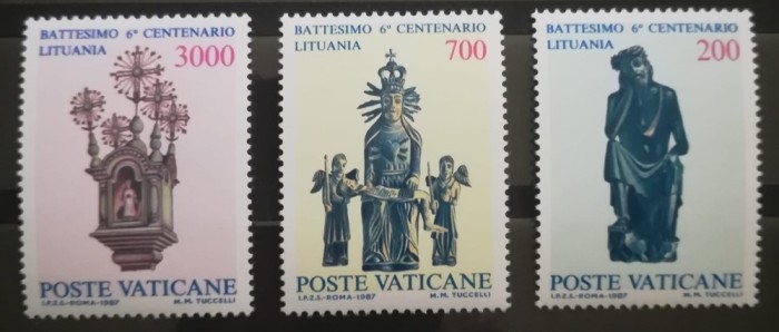 BC89, Vatican 1987, serie arta religioasa Lituania