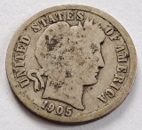 SUA, One Dime Barber 1905, America Centrala si de Sud
