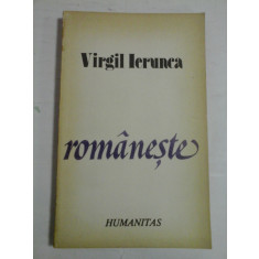 ROMANESTE - VIRGIL IERUNCA