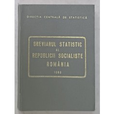 BREVIARUL STATISTIC AL REPUBLICII SOCIALISTE ROMANIA , 1968