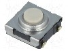 Microintrerupator, 6x6mm, OFF-(ON), SPST-NO, OMRON OCB - B3SN-3012