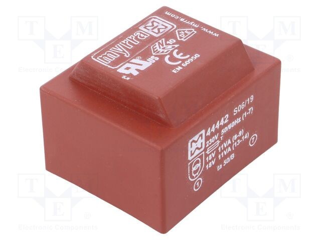 Transformator MYRRA 22VA 230VAC 18V pentru PCB