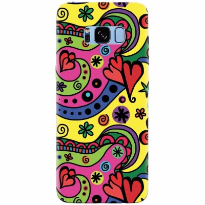 Husa silicon pentru Samsung S8 Plus, Heart Color foto