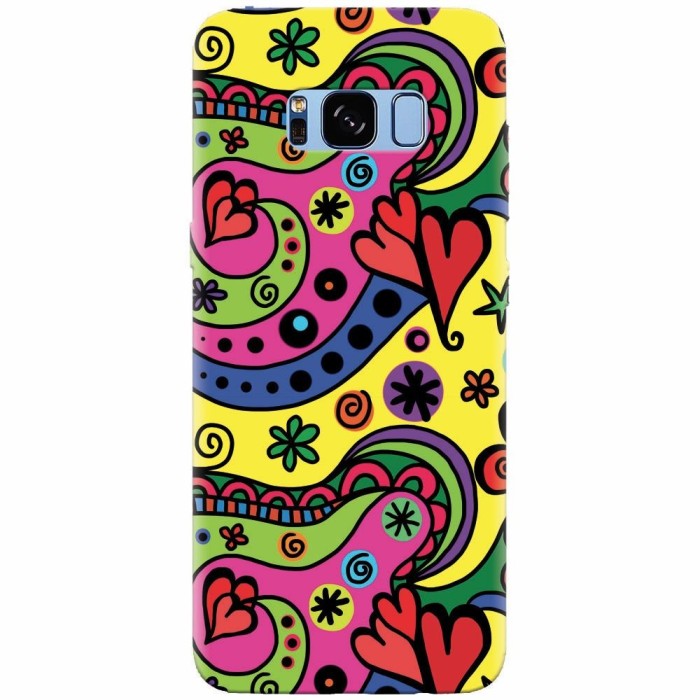 Husa silicon pentru Samsung S8 Plus, Heart Color