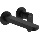ORNAMENT BATERIE INCASTRATA LAVOAR REBRIS S, PIPA 200 MM, NEGRU MAT
