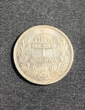 Moneda 1 coroana 1915 Austo Ungaria argint, Europa