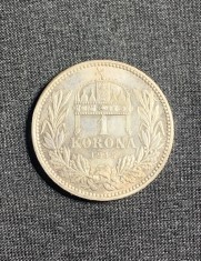 Moneda 1 coroana 1915 Austo Ungaria argint