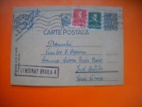 HOPCT CARTE POSTALA NR 516 E - CENZURAT BRAILA 4 - ANUL 1943 / TIMBRUL FIX REGELE MIHAI -STAMPILOGRAFIE -CIRCULATA