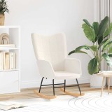 VidaXL Fotoliu de relaxare Crem 61 x 78 x 98 cm țesătură