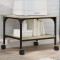vidaXL Suport imprimantă 2 niveluri stejar sonoma 50x40x38 cm lemn 842282