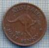 AX 529 MONEDA- AUSTRALIA - HALF PENNY -ANUL 1943 -STAREA CARE SE VEDE, Africa