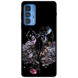 Husa compatibila cu Motorola G100 model Cat woman, Silicon, TPU, Viceversa, Transparent, Carcasa