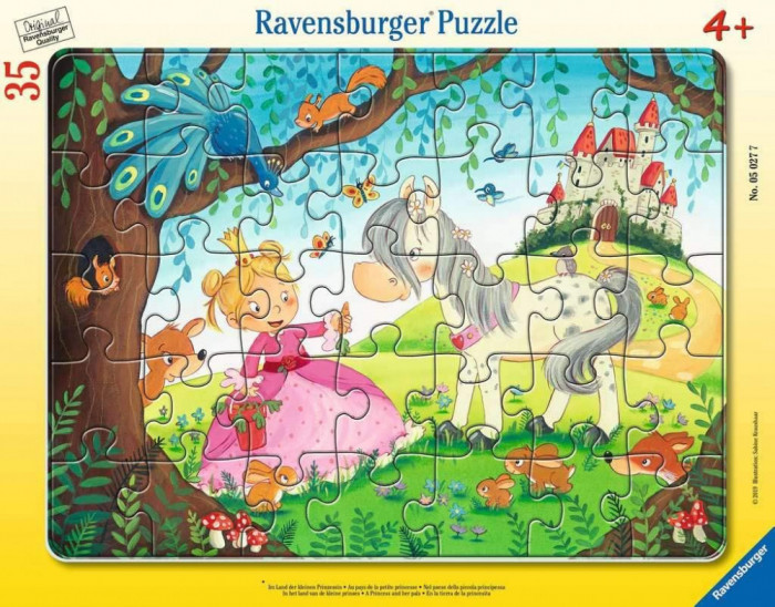 Puzzle Ravensburger &ndash; Tara micii printese, 35 de piese